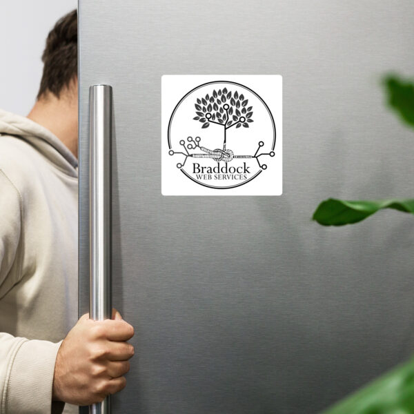 Braddock Web Services Magnet White