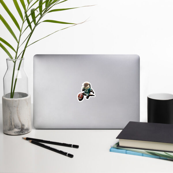 Otter Football Sticker - Image 3