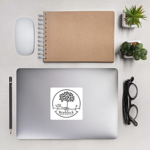 Braddock Web Services Sticker - Image 5