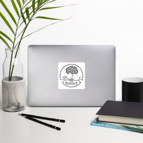 Braddock Web Services Sticker - Image 6