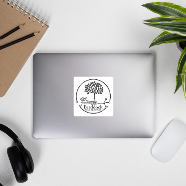 Braddock Web Services Sticker - Image 7