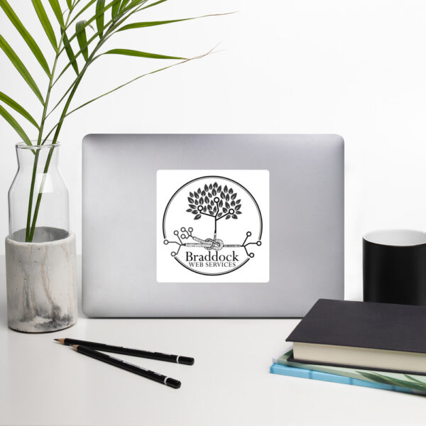Braddock Web Services Sticker - Image 8