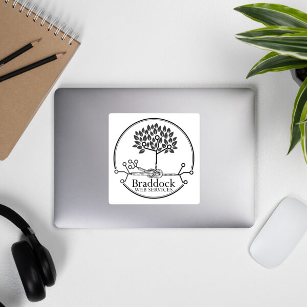 Braddock Web Services Sticker - Image 9